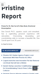 Mobile Screenshot of pristinereport.com